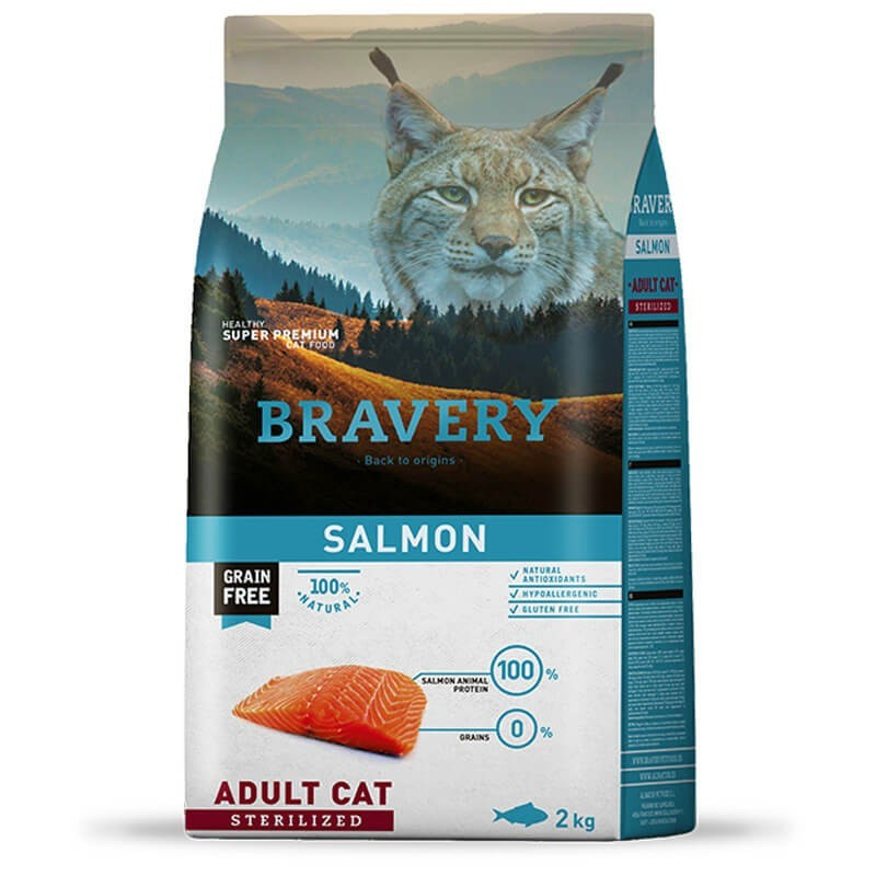 Bravery Cat Adult Salmon Sterilized