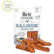 Brit Dog Treats Jerky Salmon 80gr