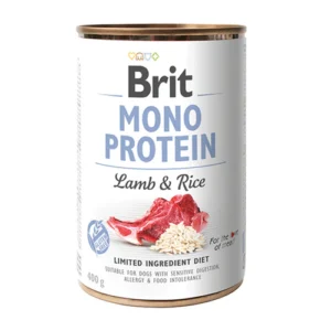 Brit Dog Lata Mono Protein Lamb & Rice 400gr