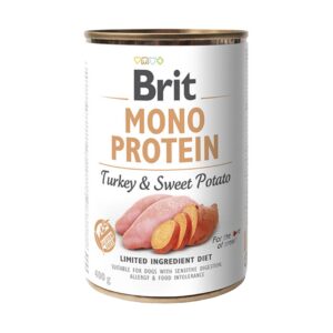 Brit Dog Lata Mono Protein Turkey & Sweet Potato 400gr