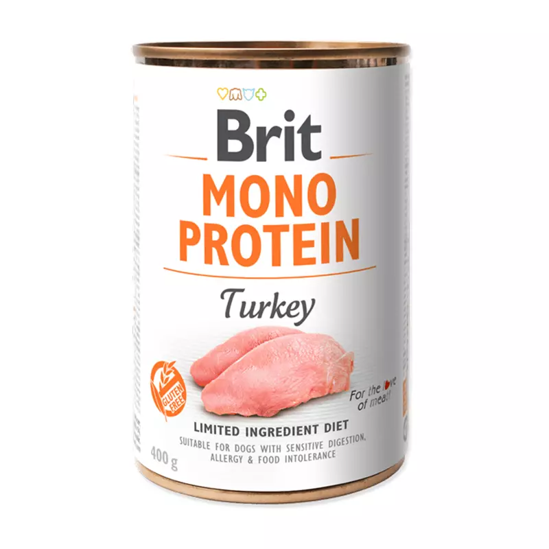 Brit Dog Lata Mono Protein Turkey 400gr
