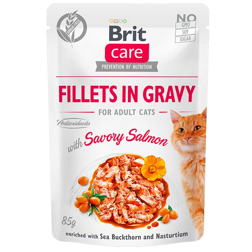Brit Care Cat Pouch Salmon 85gr