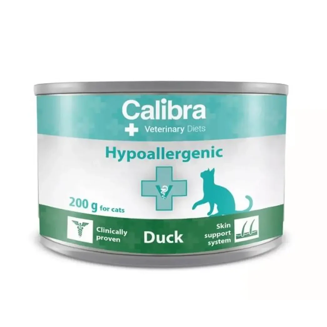 Calibra Cat Lata Hypoallergenic Duck 200gr