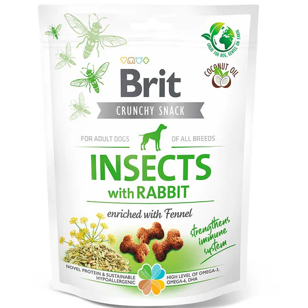 Brit Dog Treats Insect & Rabbit 200gr