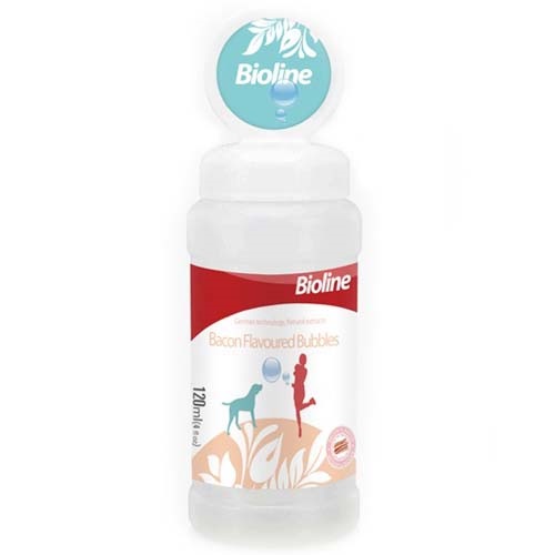 Bioline Dog Bacon Flavoured Bubbles 120ml