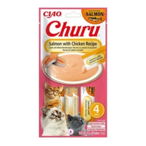Inaba Churu Cat Salmon & Chicken 4un