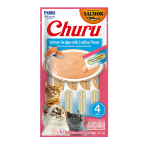 Inaba Churu Cat Salmon & Scallop 4un