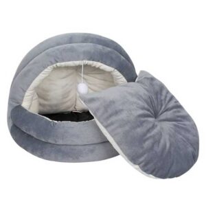 Pawise Cama Igloo Gris para Gato